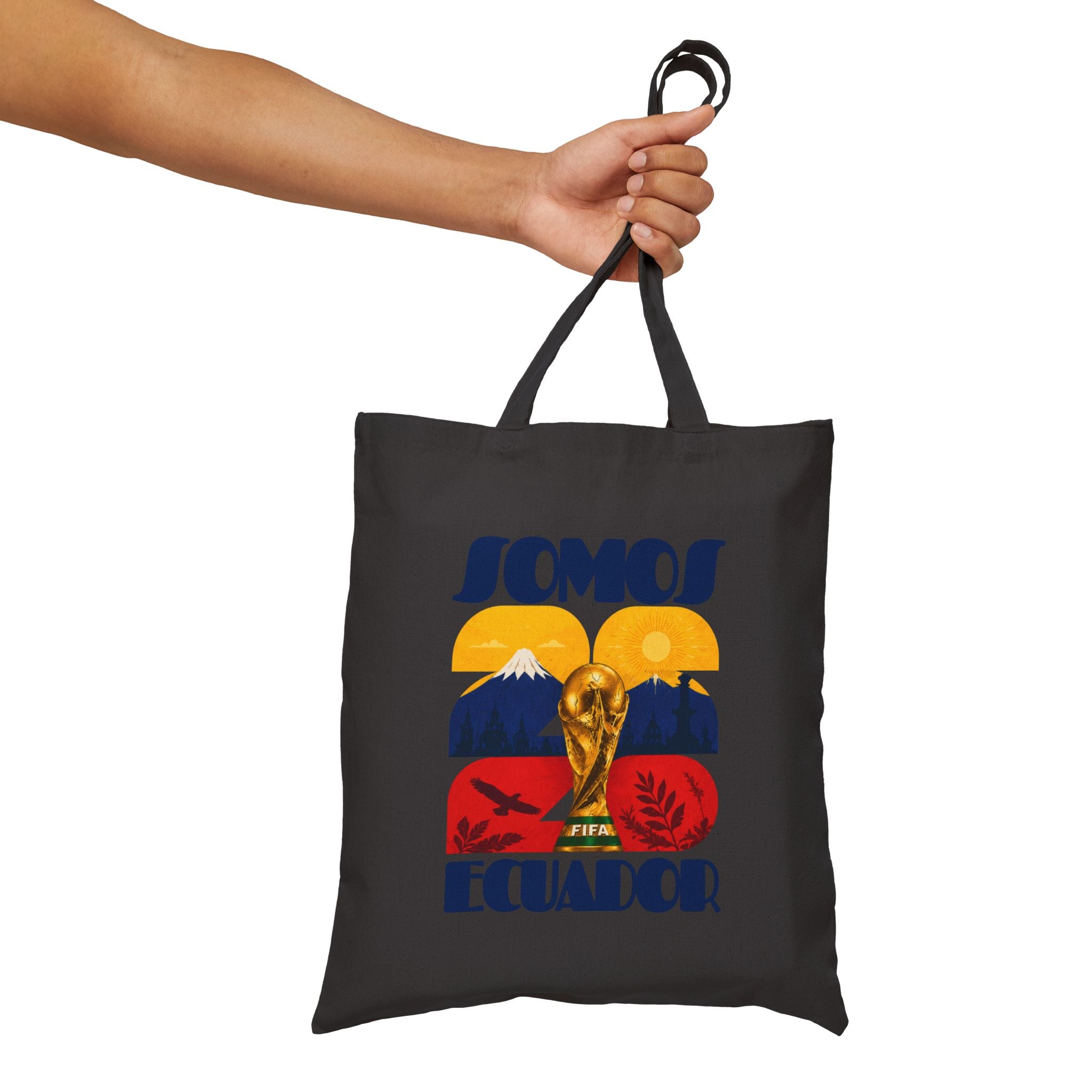 Somos Ecuador Tote Bag — Vintage World Cup Football Design