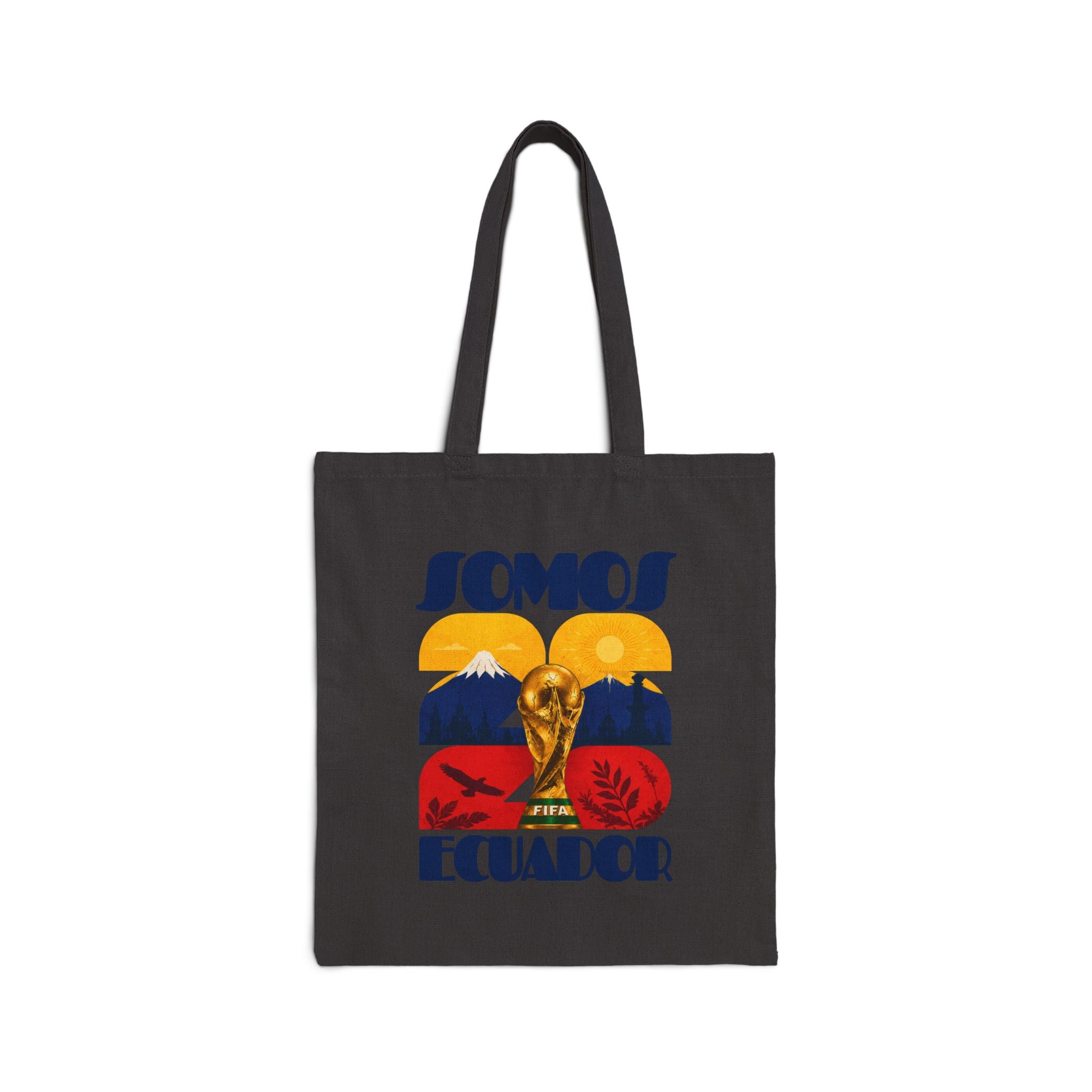 Somos Ecuador Tote Bag — Vintage World Cup Football Design